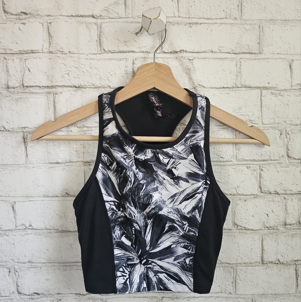 ☆ BETSY JOHNSON Tropical Sport Crop Top